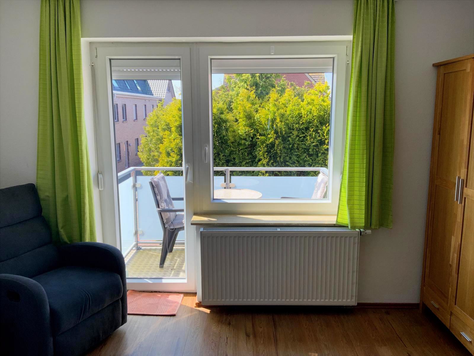 Balkon Doppelzimmer Deichblick 2