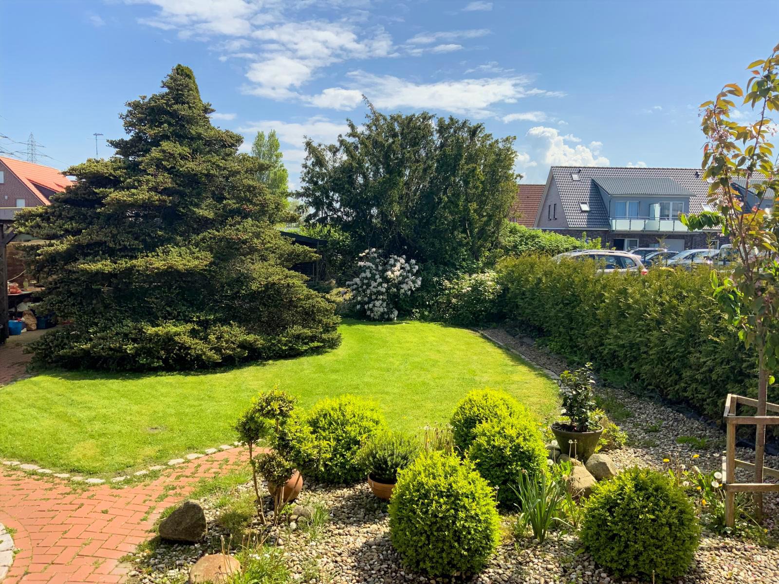 Garten pension deichblick 2 Norddeich